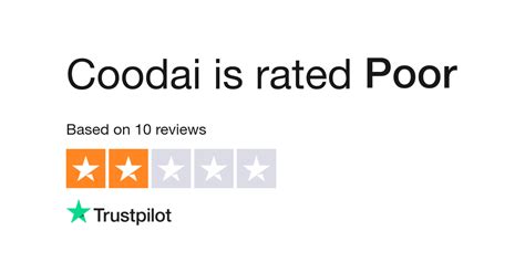 Read Customer Service Reviews of coodai.online